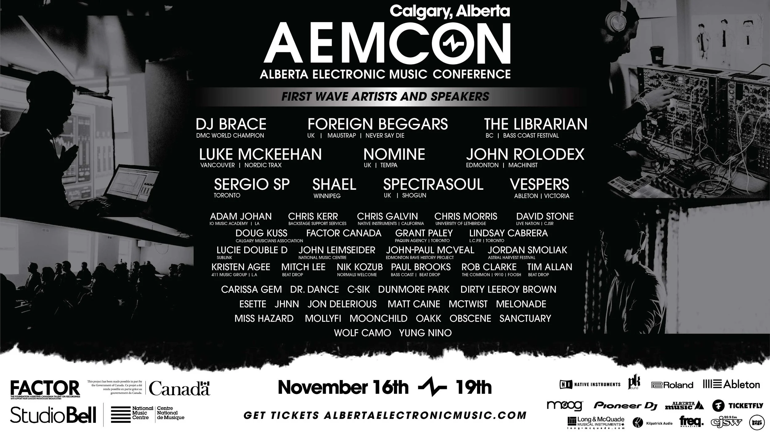 Our First Wave of Headliners! — Alberta Electronic Music
